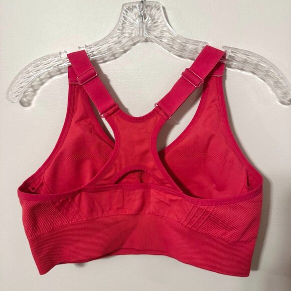 Evercute Adjustable Racerback Sports Bra in Hot Pink - Size Large | Wide Straps - Picture 3 of 5